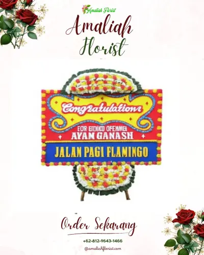 Bunga Papan Congratulation di Riang Gede